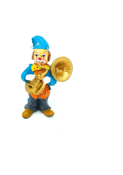 Altılı Mini Müzisyen Palyaço Biblo Seti