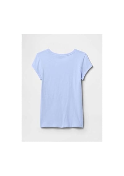 Gap V-hs Ss Logo Tee Kız Çocuk T-shirt 721891003 321814442-24990 Mavi