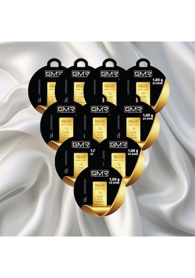 Leva Gold 1 Gr 24 Ayar Gmr Gram Altın 10 Adet