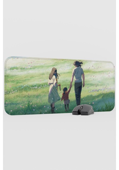 Suzume Anime V2 - 70x30 Xl Gaming Kauçuk Kaymaz Taban Mouse Pad Fare Altlığı