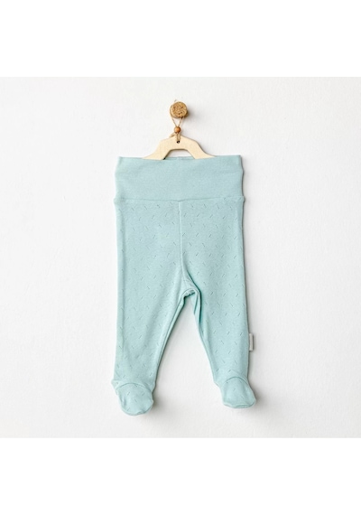 Jacquard Patikli Bebek Pantolon Green Renkli Çok Renkli