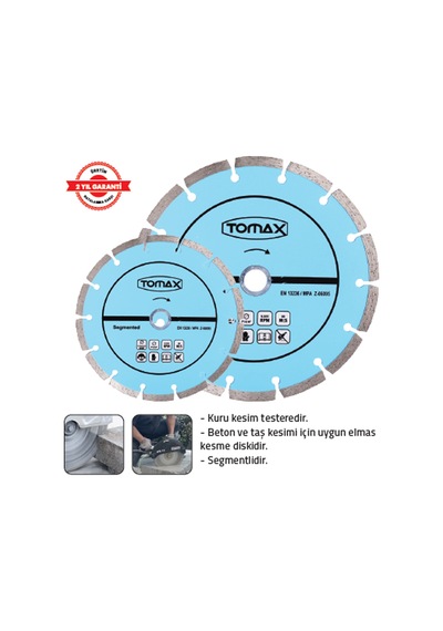 Tomax Segmentli Elmas Beton Kesici 230 Mm