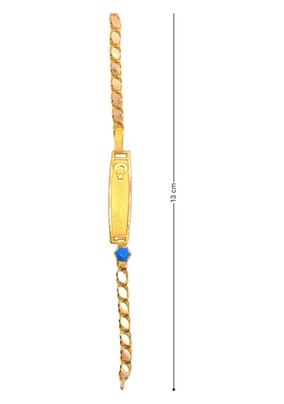 Cigold Taşlı Çocuk Bileklik 14 Ayar Altın 1.83 Gr Oa-c11303029265 Renkli Çok Renkli
