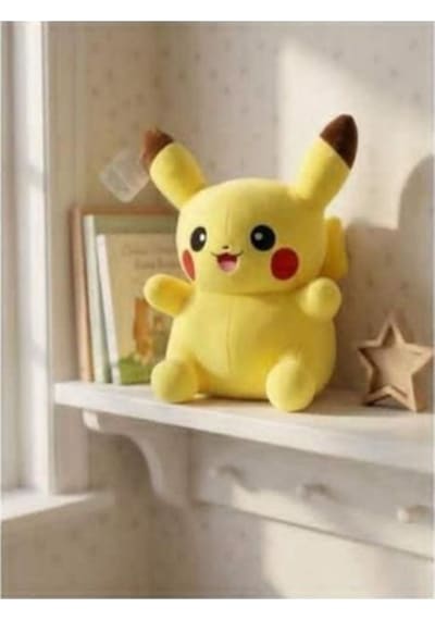 Pòkemon Pikachu Peluş Sevimli Oyuncak Büyük Boy 35 Cm Sarı