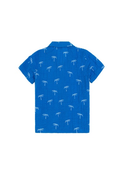 U.s. Polo Assn. Erkek Çocuk Turkuaz Gömlek Kısa Kollu 50306582-vr093 Turkuaz