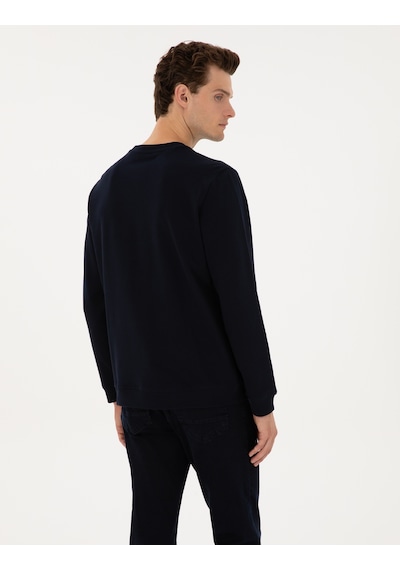 Pierre Cardin Erkek Lacivert Sweatshirt 50317675-vr033 Lacivert
