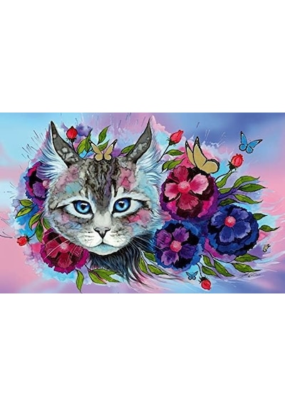 129607 200 Parçalı Puzzle Kedi