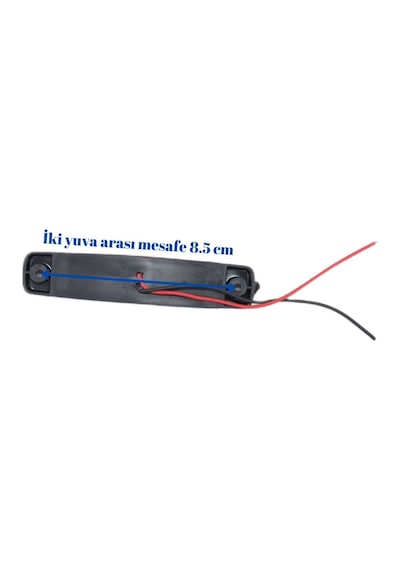 10 Adet Beyaz Parmak Lamba 6 Led Su Geçirmez 12v 24v Emir