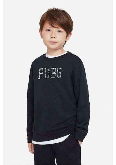 Tshirthane Pubg Baskılı Unisex Çocuk Siyah Sweatshirt (528558394) Siyah