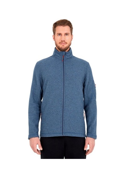 BLACKSPADE Önden Fermuarlı Polar Mont Mavi XL