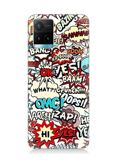 Vivo Y53s Uyumlu What Omg Ve Nidalar Desenli Silikon Kılıf
