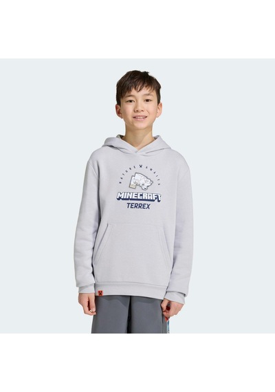Adidas Minecraft Terrex Çocuk Gri Sweatshirt Kd8750