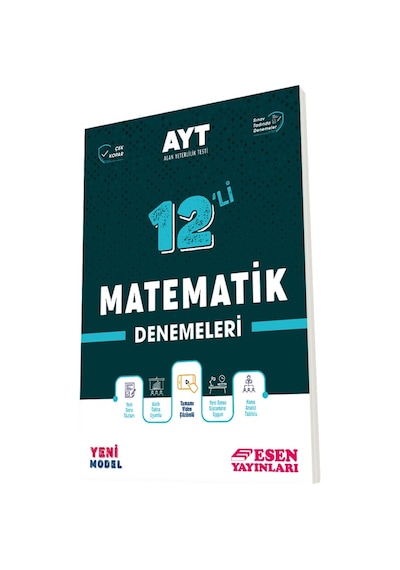 2022 AYT Matematik 12'li Deneme -  Esen Yayıncılık