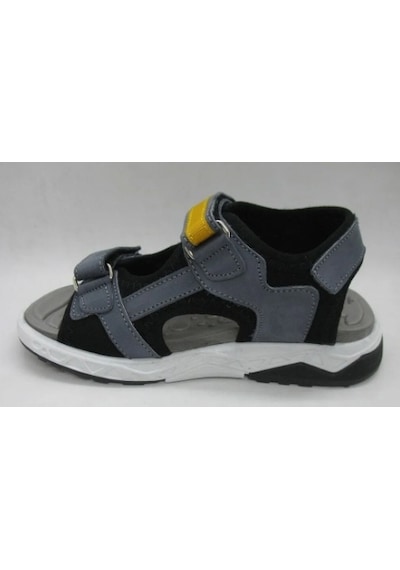 Toddler 386 Doğal Deri Anatomik Taban Çocuk Sandalet 26-30 Gri