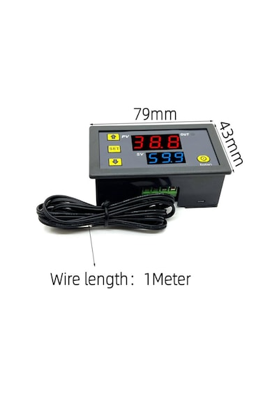 W3230 Röle Çıkışlı Dijital Termostat 220V Sıcaklık Kontrol Cihazı