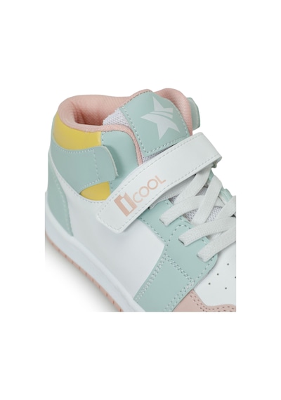 I Cool Corden F Beyaz Kız Çocuk High Sneaker 000000000102714861 Beyaz-mınt