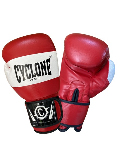 Cyclone Tiger Orijinal Deri Boks Ve Kick Boks Eldiveni Kırmızı