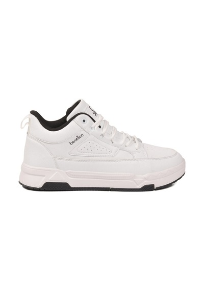 United Colors Of Benetton Beyaz Bağcıklı Bilek Boy Erkek Sneaker Bnı-11196 M
