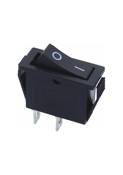 Ic-114 Tekli Dar Işıksız Anahtar On-Off 2P Siyah 5 Adet