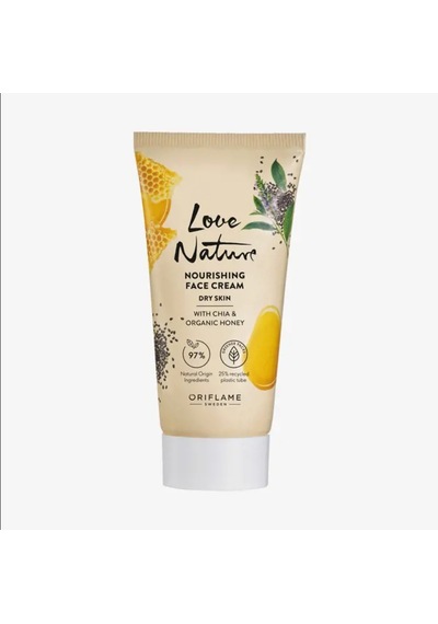 Love Nature Chia Ve Organik Bal İçeren Besleyici Yüz Kremi