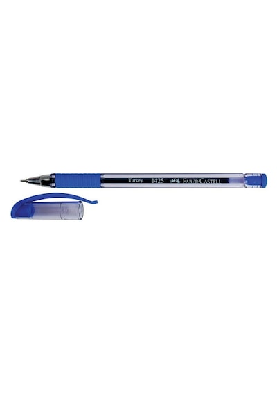 Faber Castell 1425 Tükenmez Kalem 0.7 MM İğne Uçlu Mavi 10'lu