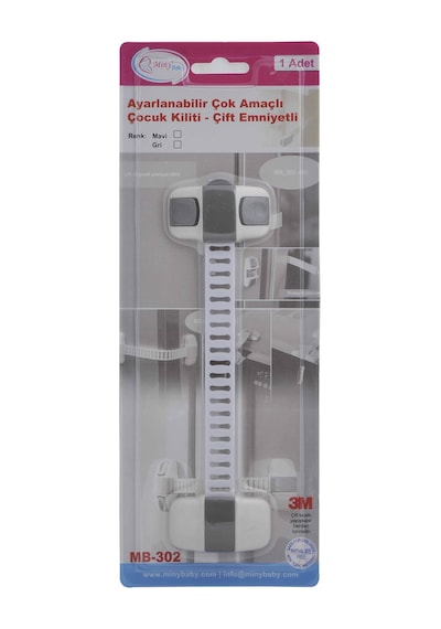 Miny Baby Buzdolabı Dolap Çok Amaçlı Kilit Gri Çok Renkli