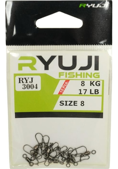 Ryuji Ryj 3004 Klipsli Fırdöndü 10 Adet - 1