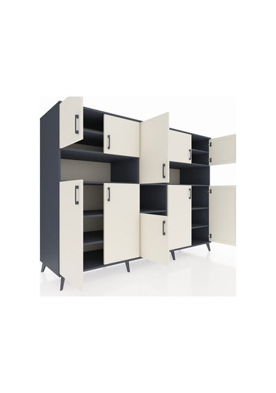 Kronos Dolap 14 Raflı 10 Kapaklı 220x59x163 Antrasit-aytaşı/antra Antrasit-aytaşı/antrasit Kronos Dolap 14 Raflı 10 Kapaklı 220x59x163 Antrasit-aytaşı/antra Antrasit-aytaşı/antrasit