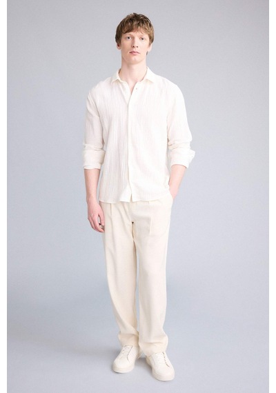 Defacto Yumuşak Dokulu Relax Fit Pantolon G8149ax26smbg734 Bej-bg734