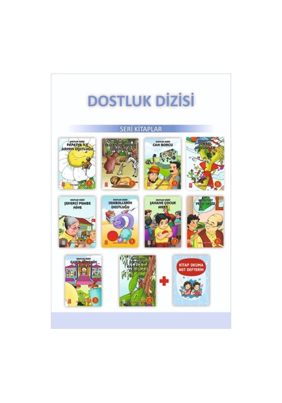 Ata 2.Sınıflar için Dostluk Dizisi + Kitap Okuma Not Defteri