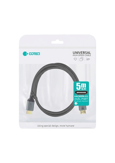 Hdmı To Hdmı 5 Metre 4k 60hz Hdmı 2.0 Kablo Ultra Hd Hdr Slim İnce Uçlu Görüntü Aktarıcı
