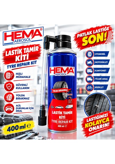 Hema Lastik Tamir Kiti 400 Ml