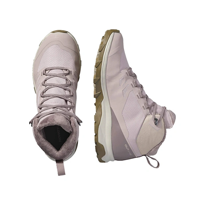 Salomon Outsnap Waterproof Kadın Outdoor Botu L47854100 Pembe Pembe