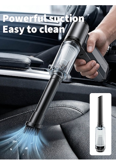 Ven-dens Vd-fan004 8000 Mah Taşınabilir Güçlü Fan, 100000 Rpm Motor Hızı, 29,6 W Güç, Şarjlı Kullanım, Koyu Gri