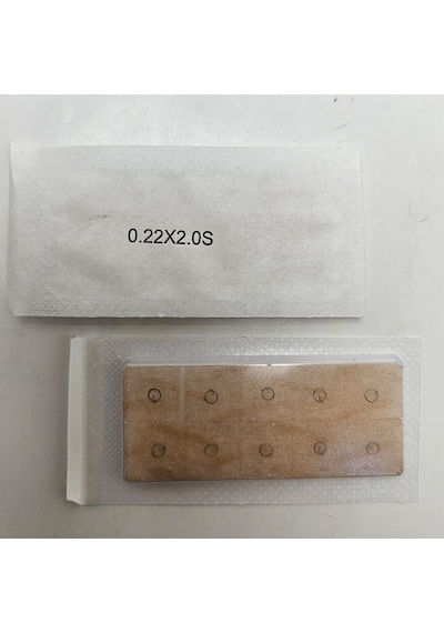 Shenlong Press Needle Kalıcı Kulak İğnesi 100 Adet 0.22 X 2 Mm S