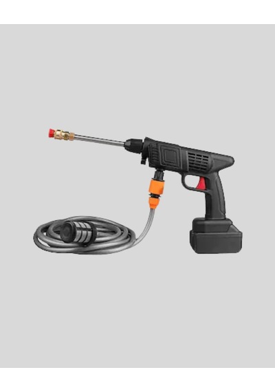Kablosuz Basınçlı Yıkama Makinesi 48v Güçlü Motor, 2 Pil Ve Köpük Hazneli Çok Renkli