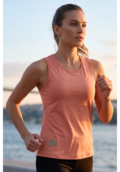 Tommy Life Mercan Standart Fit Çapraz Sırt Detaylı Kadın Spor Atlet - 97296