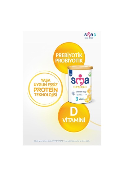 Optipro 3 Devam Sütü 1-3 Yaş, 800 G X 6
