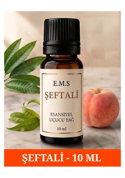 Şeftali Esansiyel Uçucu Yağ Buhurdanlık Yağı Difüzör Esansı Oda Kokusu Esansı Mum Esansı 10 Ml.