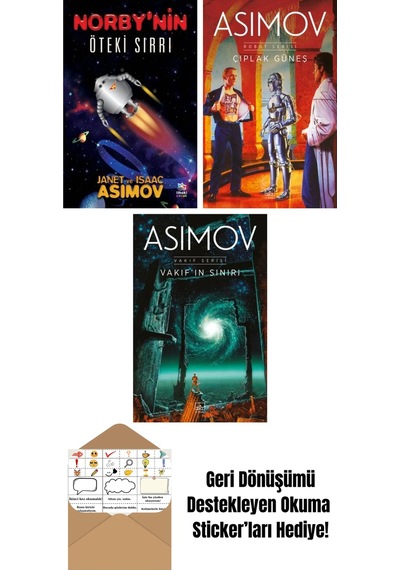 Norby Nin Öteki Sırrı + Çıplak Güneş Robot Serisi 2. Kitap + Vakıf In Sınırı Vakıf Serisi 4. Kitap