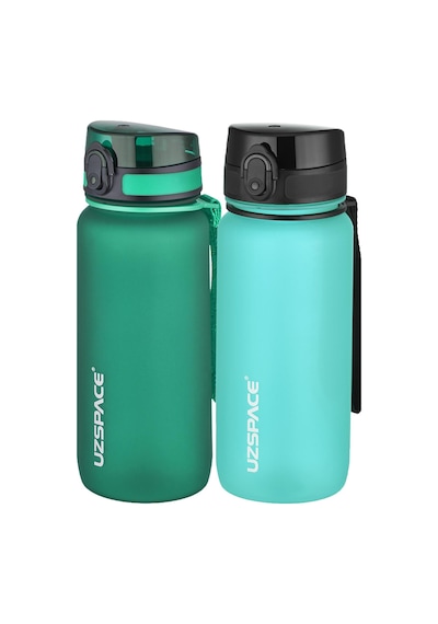 Uzspace 2'li Tritan Matara Seti 650 Ml 14 Farklı Renk Seçeneği Fiftyfifty -3037seta Koyu Yeşil - Buz Mavisi Uzspace 2'li Tritan Matara Seti 650 Ml 14 Farklı Renk Seçeneği Fiftyfifty -3037seta Koyu Yeşil - Buz Mavisi