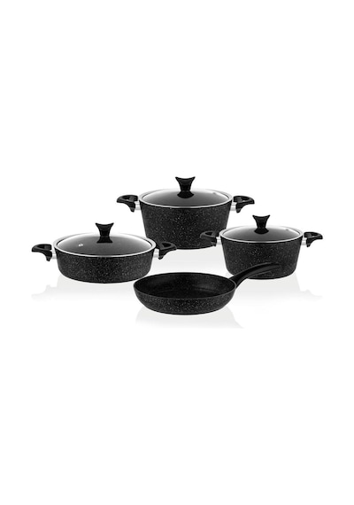 Taç 3455 Master Cook 7 Parça Granit Tencere Seti