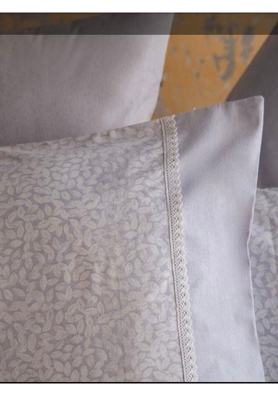 Apricitas Home Tek Kişilik Yatak Örtüsü Set İnes Gri Ap83t00010024
