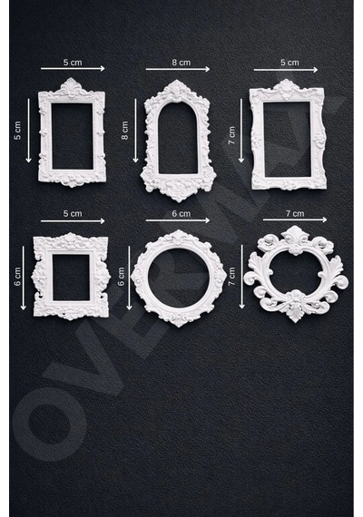 Beyaz Mini Çerçeveler 6 Lı Set Museum Of Us Mini Müze Konseptli Sevgililer Günü Hediyesi Beyaz - 836275270