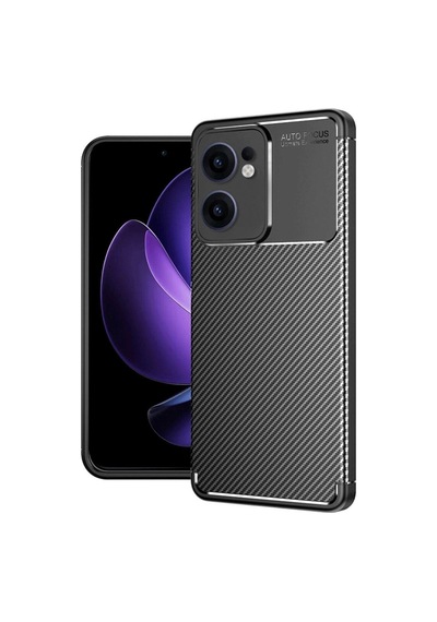 Oppo Reno 13f Kılıf Auto Focus Karbon Kapak