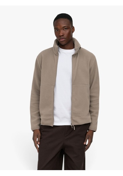 Only & Sons Onsjason Prtc Fleece Jacket Otw Noos Erkek Gri Ceket - 5054882