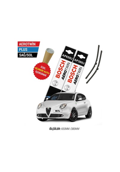Bosch Aerotwin Plus Alfa Romeo Mito Silecek (2008-2016)