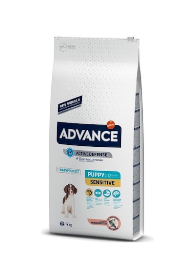 Advance Sensitive Somonlu ve Pirinçli Hassas Yavru Köpek Maması 12 KG