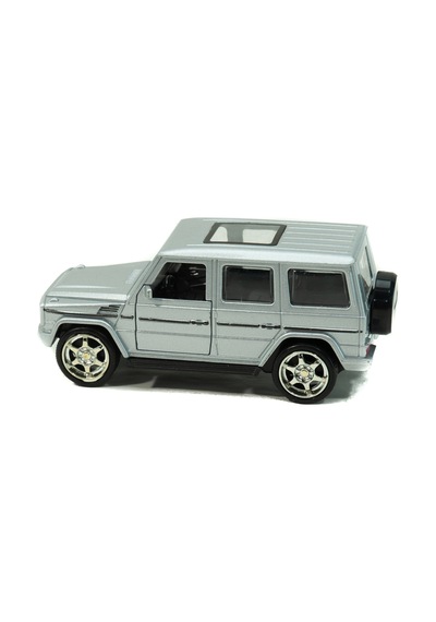 Metal Mercedes G63 Çek Bırak Model Araba Gri 12 Cm