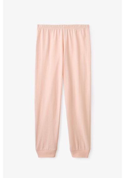 Penti  Ekru Kız Çocuk Fast Cat Pamuklu 2'li Pijama Takımı